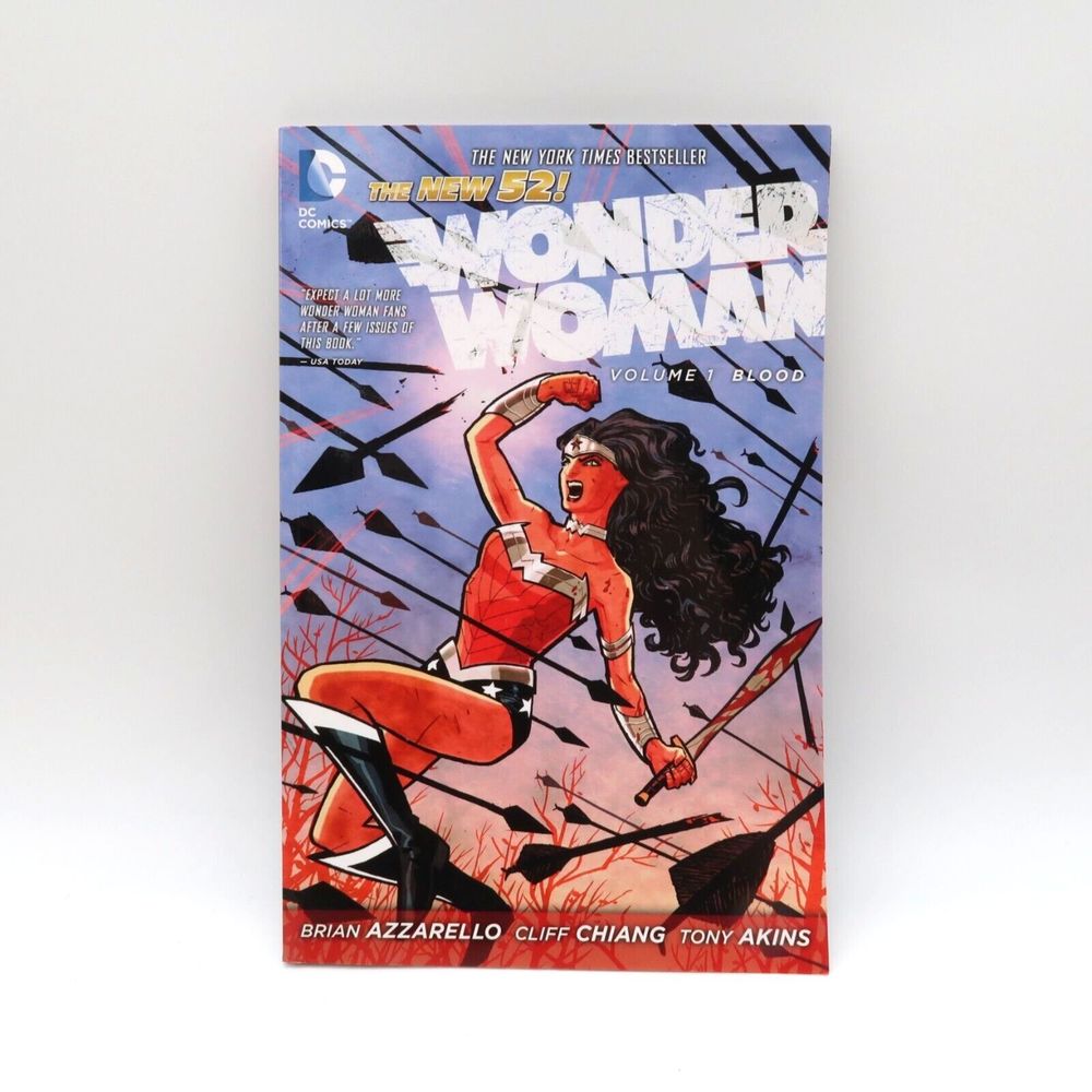 DC Comics Wonder Woman Volume 1 : Blood Trade Paperback TPB Signed 2012 New 52